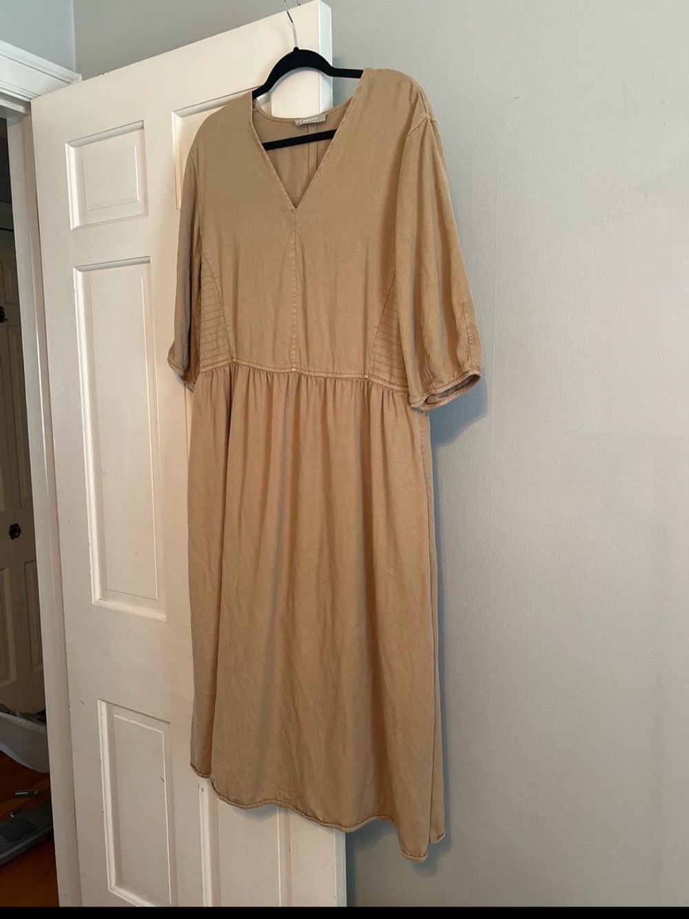Everlane Tan Midi Dress
